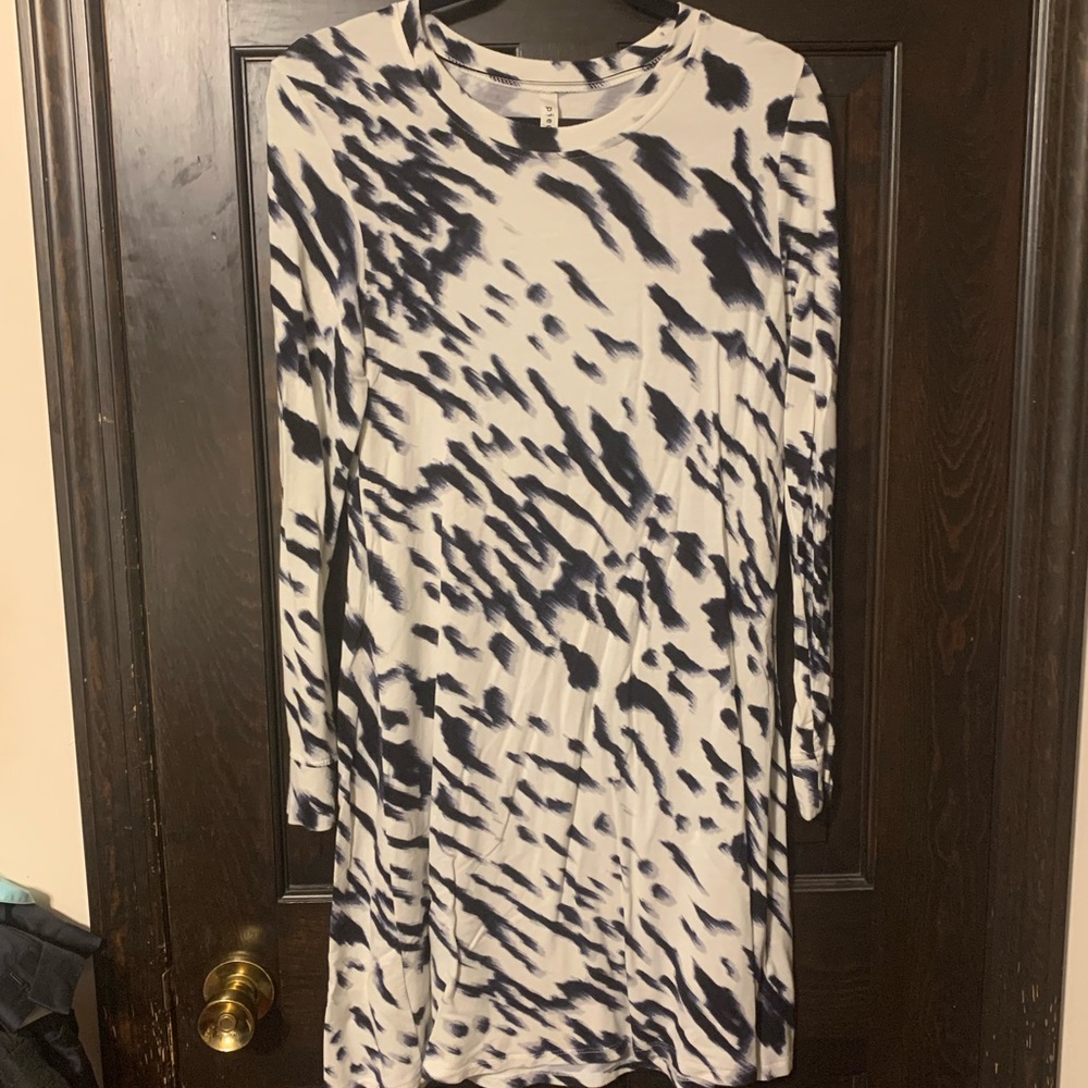 Pieces Patterned Dress - Picture 1 of 4